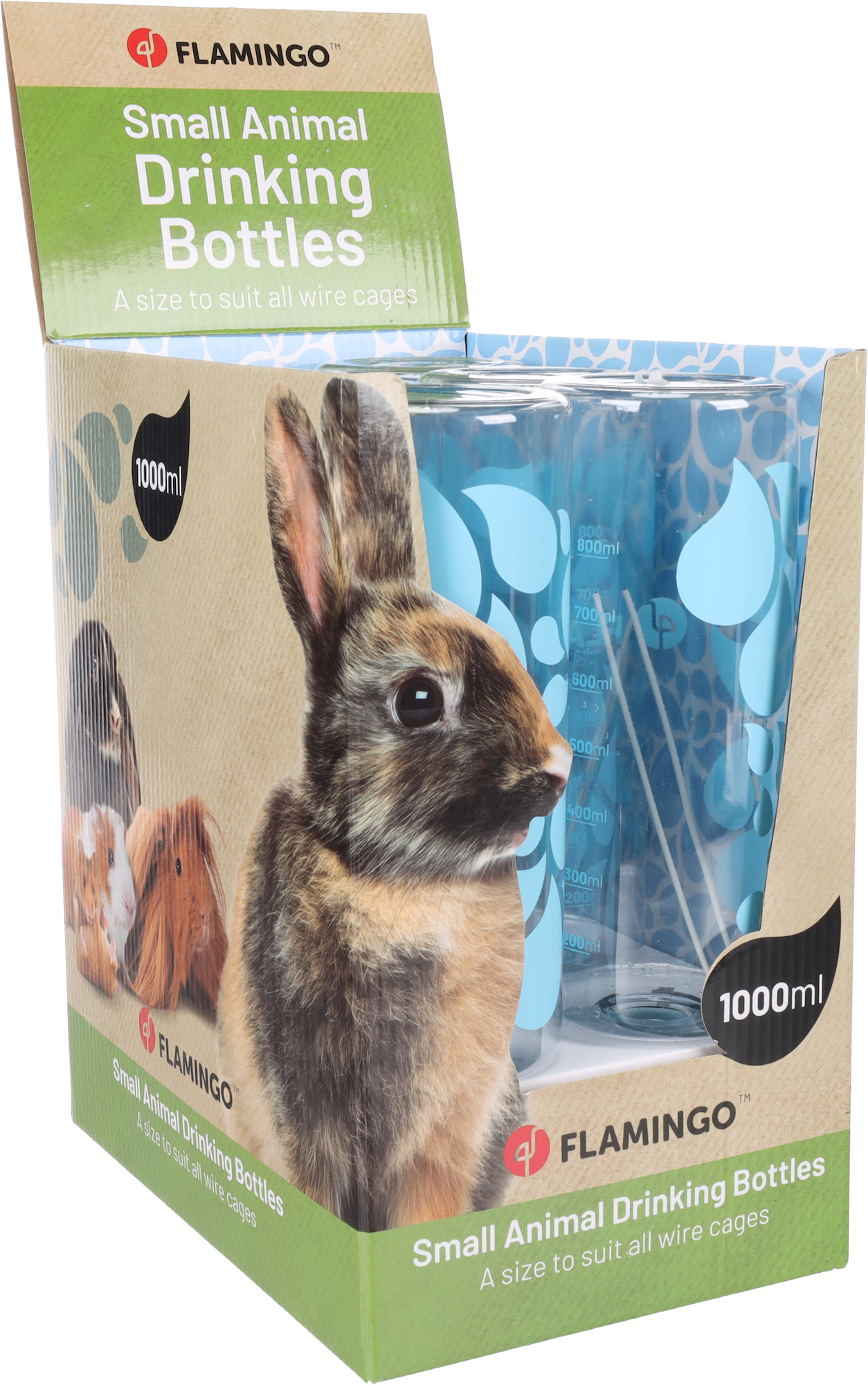 Flamingo Drinking bottle Sippy Blue