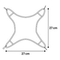 Flamingo Hangmat Fizi Meerkleurig