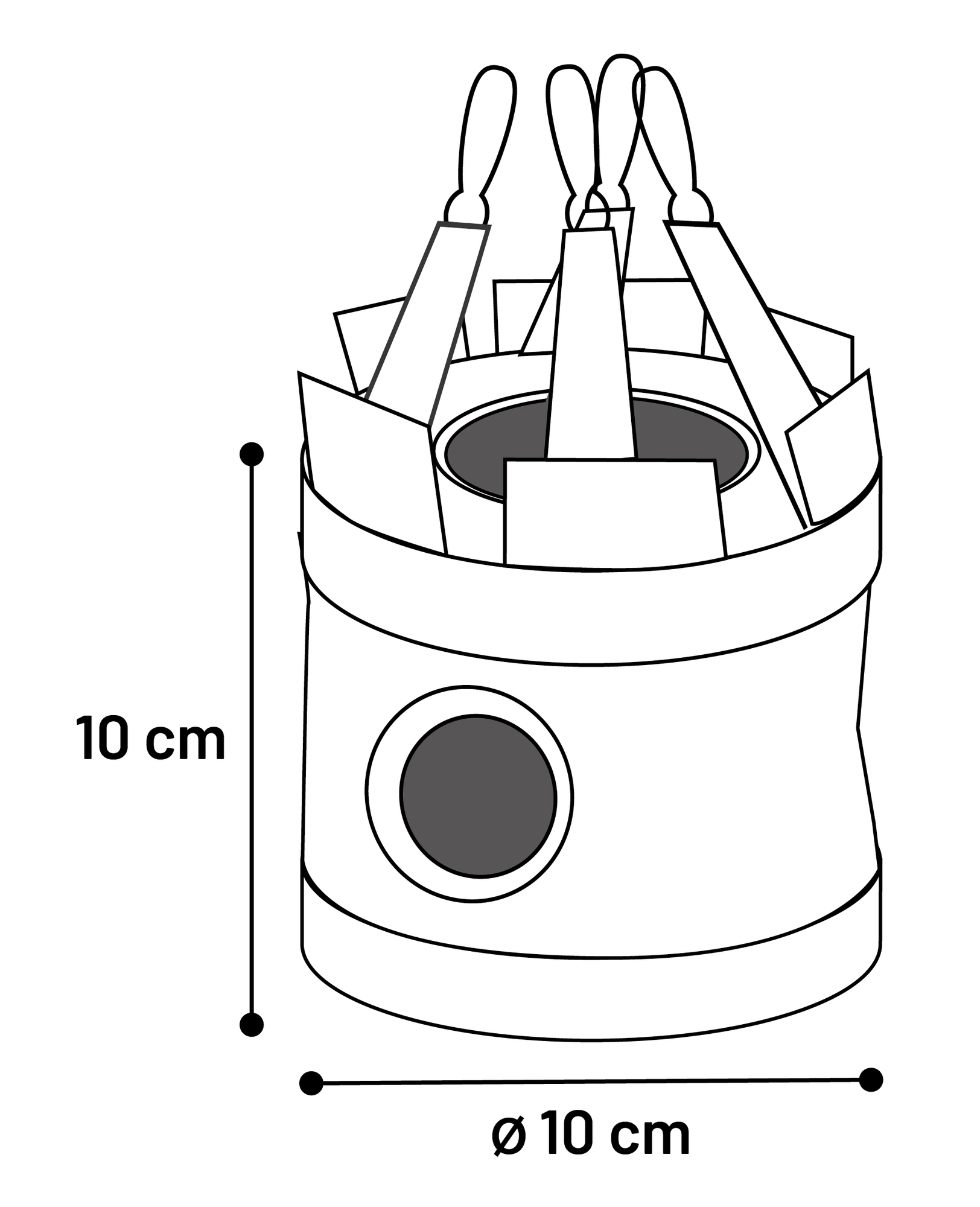 Flamingo Casa Fizi Cilindro Mezcla