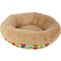 Flamingo Mand Fizi Rond Meerkleurig