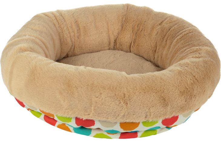 Flamingo Mand Fizi Rond Meerkleurig