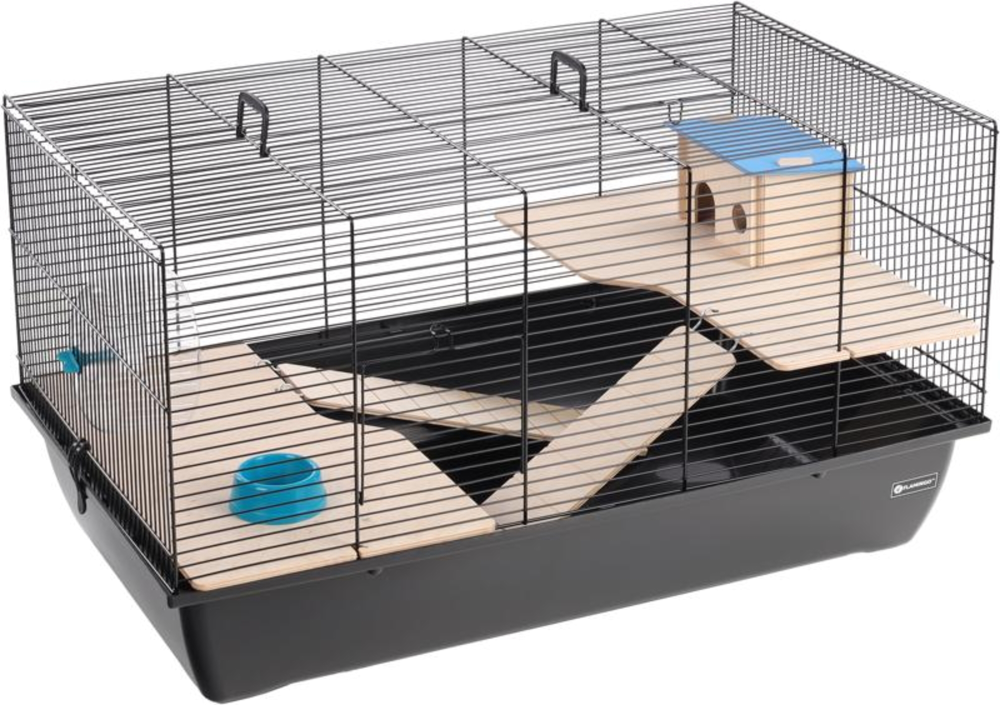 Flamingo Hamster cage Chipper Black