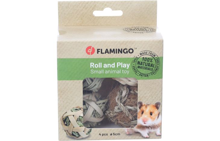 Flamingo Speelgoed Snuffi Bal Bruin