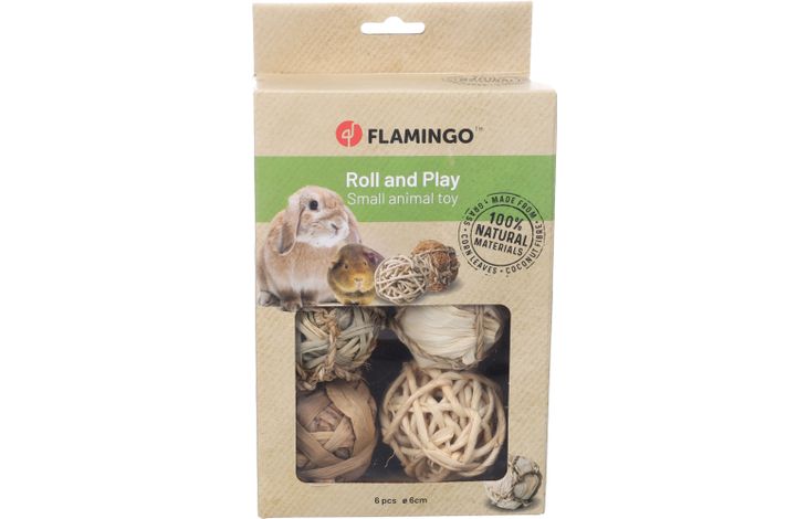 Flamingo Speelgoed Bicky Bal Bruin