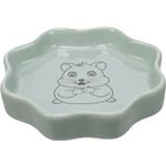 Gamelle pour la nourriture et l'eau Snuffy Rond Vert menthe