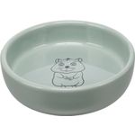 Gamelle pour la nourriture et l'eau Snuffy Rond Vert menthe