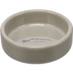 Gamelle à nourriture et à eau Snuffy Rond Taupe