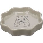 Gamelle à nourriture et à eau Snuffy Rond Taupe