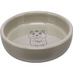 Gamelle à nourriture et à eau Snuffy Rond Taupe