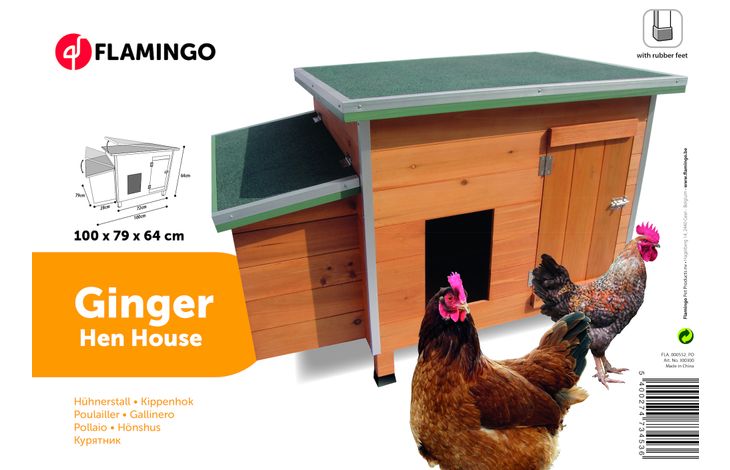 Flamingo Kippenhok Ginger Classic Bruin