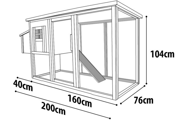 Flamingo Poulailler Palacio Classic Brun