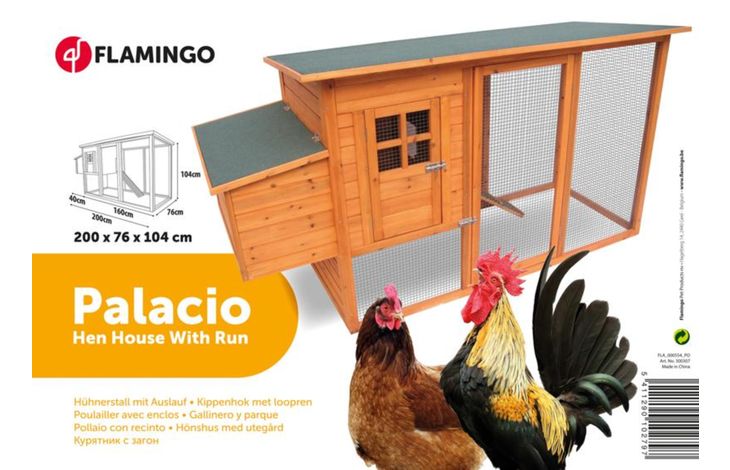 Flamingo Poulailler Palacio Classic Brun