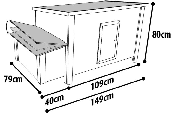 Flamingo Kippenhok Fort Classic Bruin