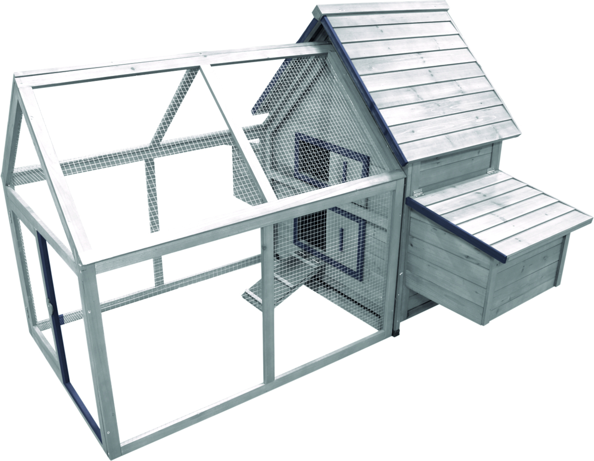 Flamingo Chicken house Castle Cottage Grey