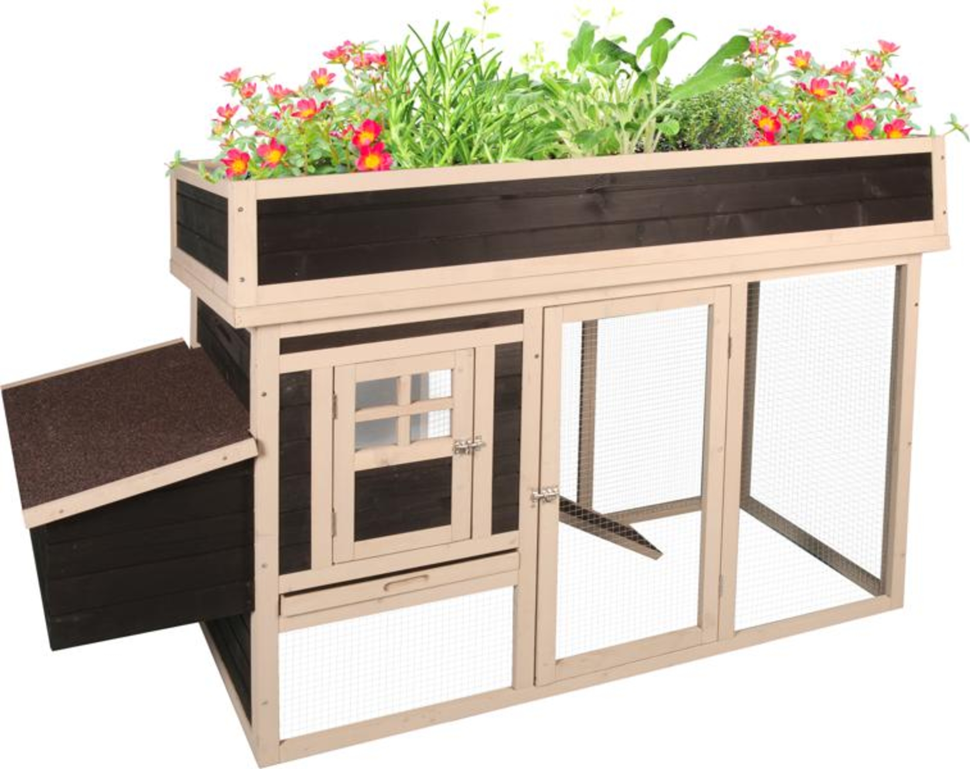 Flamingo Chicken house Flora Country Brown