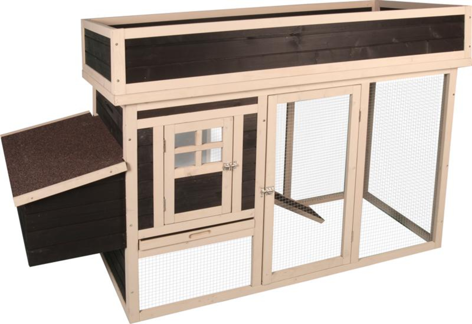 Flamingo Chicken house Flora Country Brown