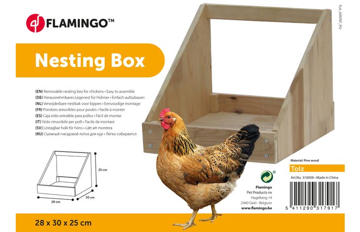 Flamingo Legenest Tozl Hoftiere - Holz