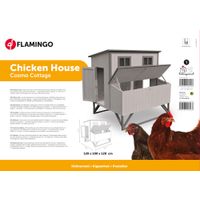 Flamingo Kippenhok Cosmo Cottage Grijs