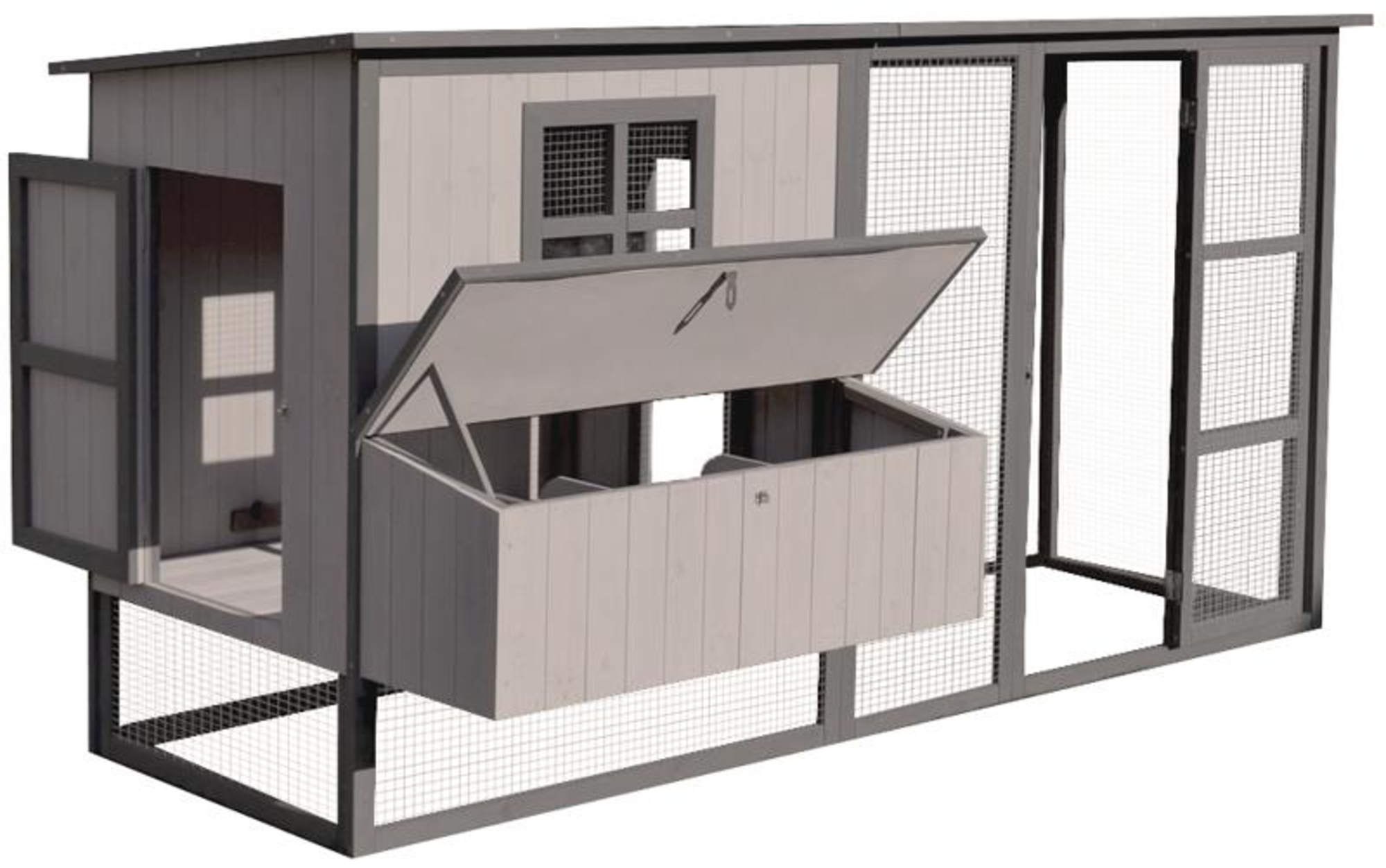 Flamingo Chicken house Calypso Cottage Grey