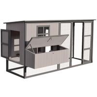 Flamingo Kippenhok Calypso Cottage Grijs