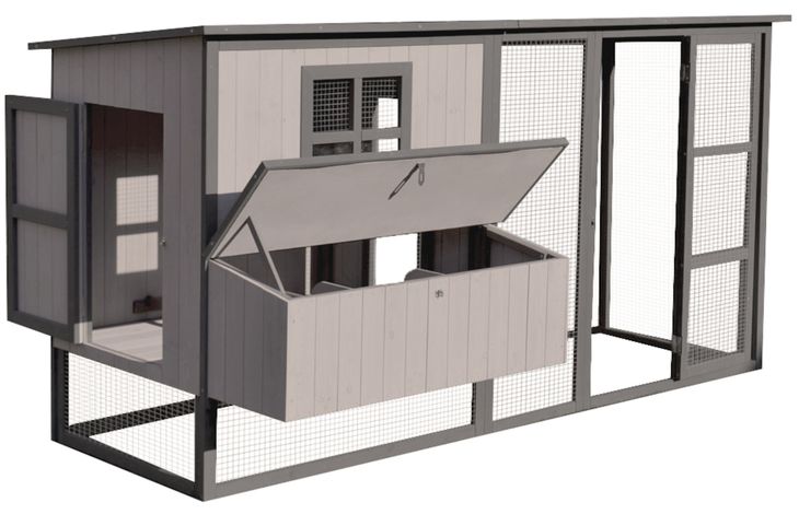 Flamingo Hühnerstall Calypso Cottage Grau