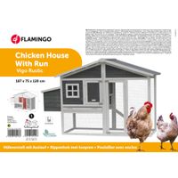 Flamingo Kippenhok Vigo Rustic Grijs