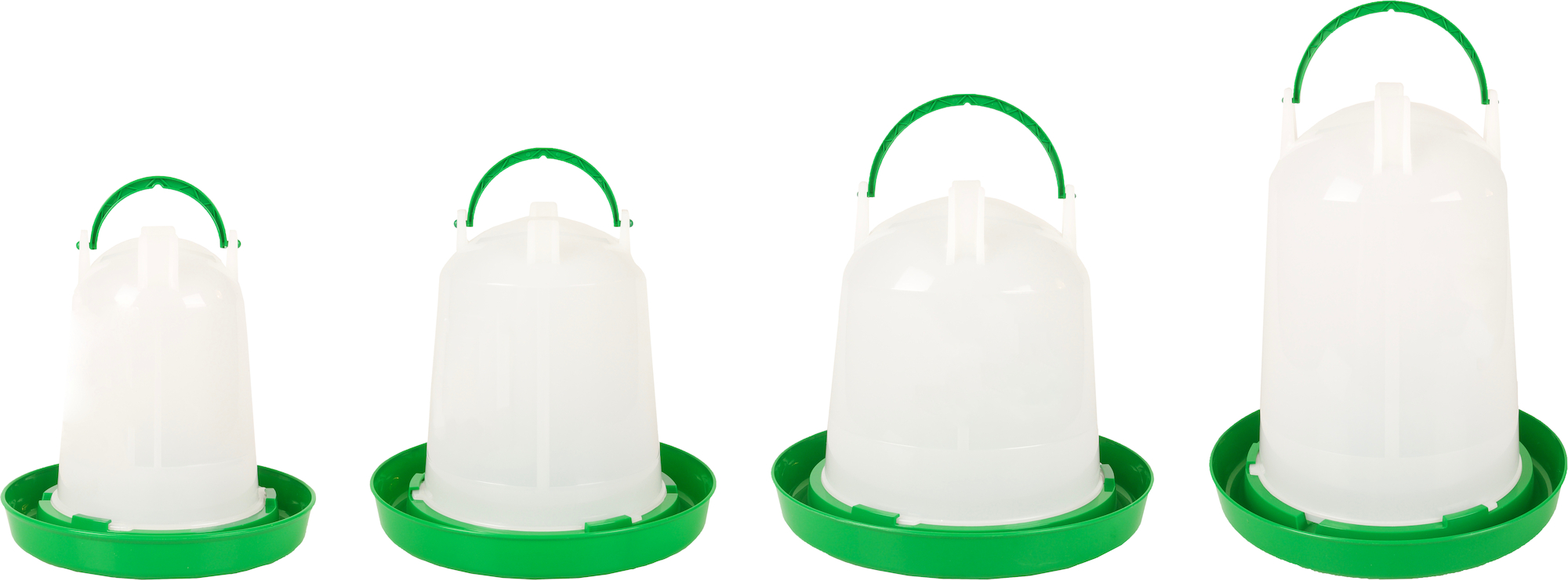 Flamingo Water dispenser Chicken Chick Twist Round Green & White