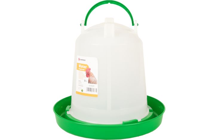 Flamingo Drinkklok Pluimvee Twist Rond Groen & Wit