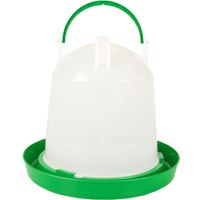 Flamingo Drinkklok Pluimvee Twist Rond Groen & Wit