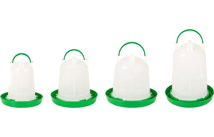 Flamingo Drinkklok Pluimvee Twist Rond Groen & Wit