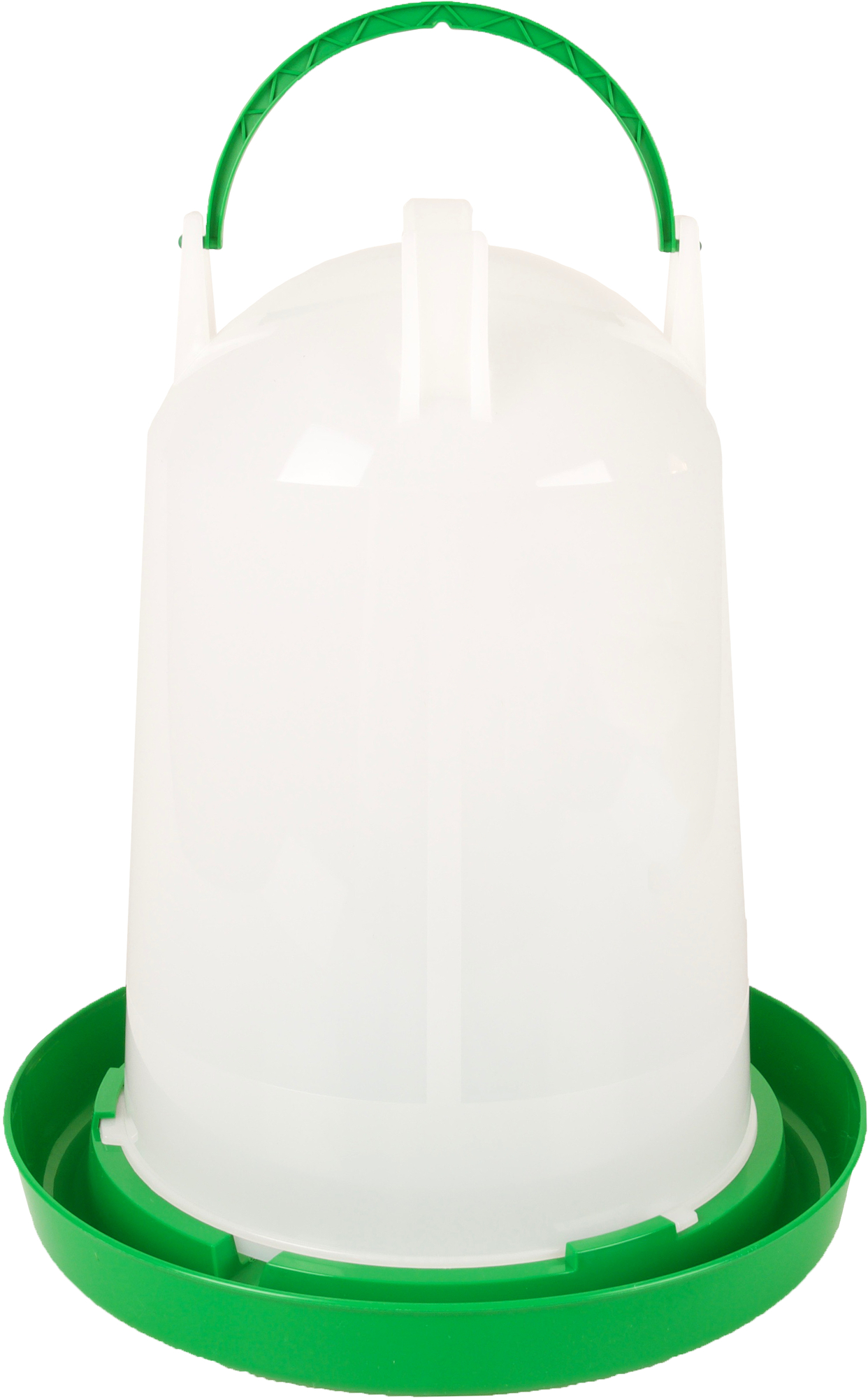 Flamingo Distributeur d'eau Volailles Twist Rond Vert & Blanc