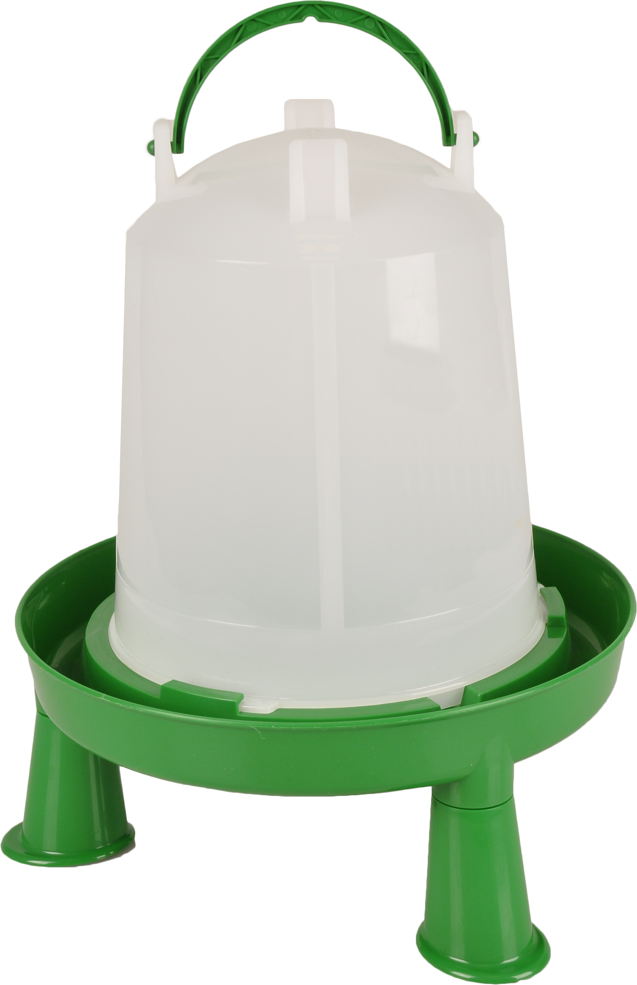 Flamingo Distributeur d'eau avec pieds Volailles Twist Vert & Blanc