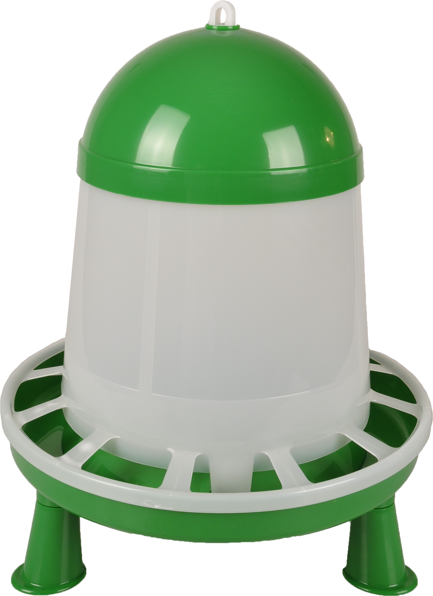 Flamingo Feeding trough with feet Poultry Twist Green & White