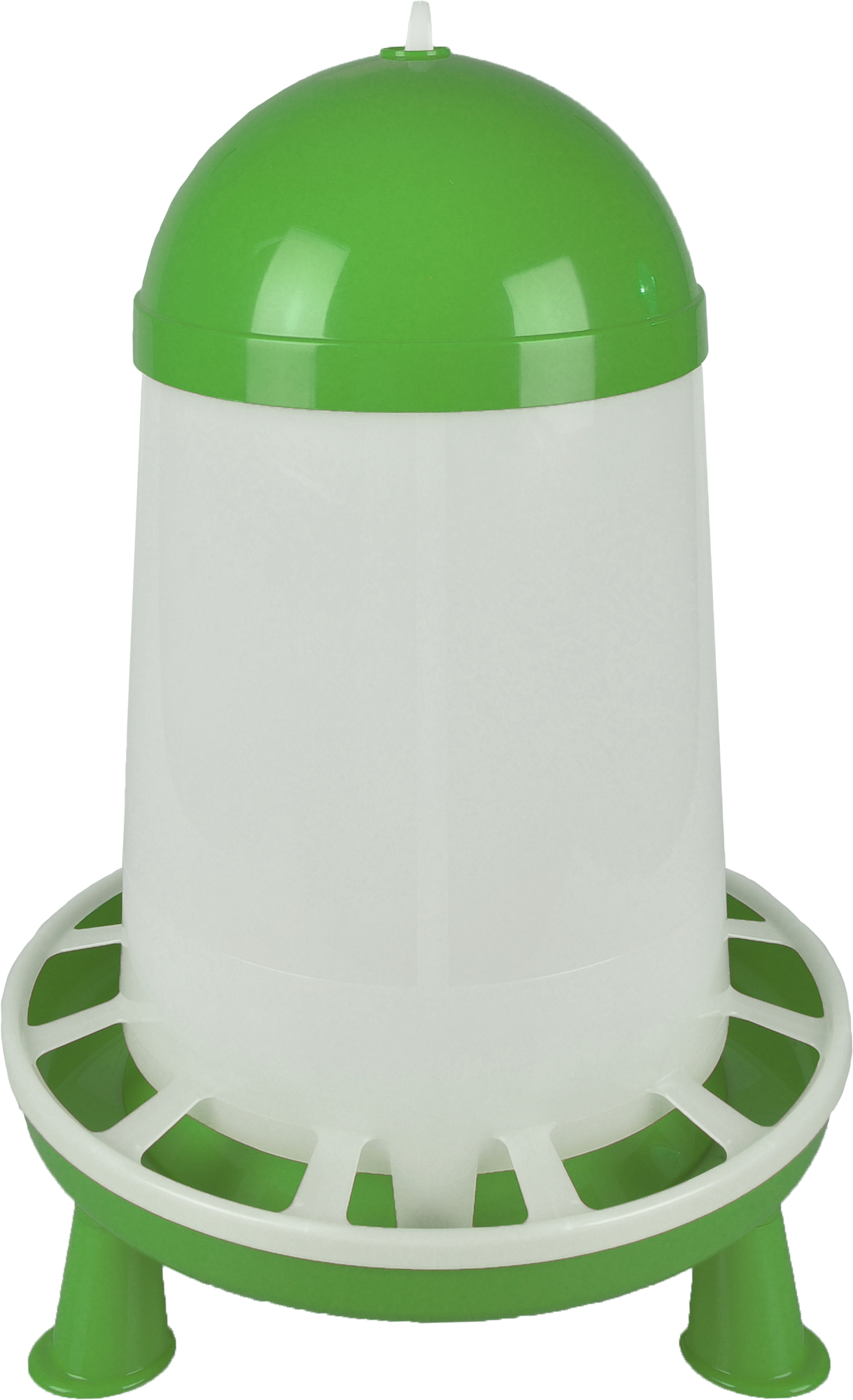 Flamingo Feeding trough with feet Poultry Twist Green & White