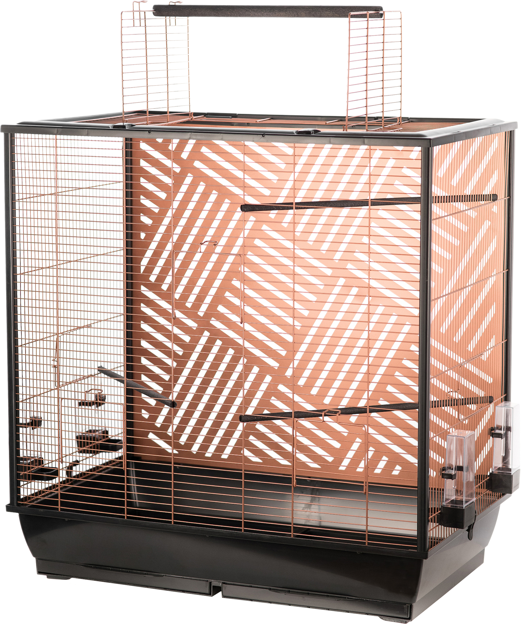 Flamingo Parakeet cage Siri Copper Black