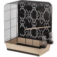 Flamingo Parakeet cage Mona Black Beige