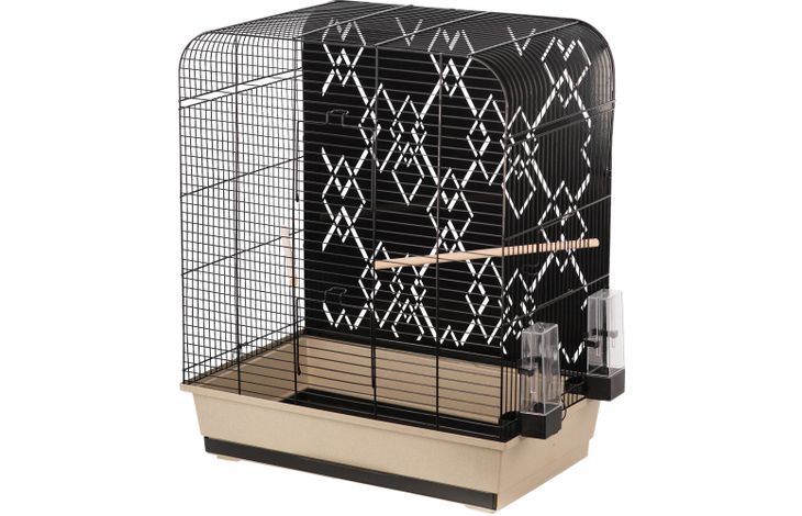 Flamingo Parakeet cage Mona Black Beige
