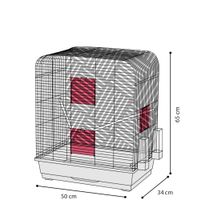 Flamingo Parakeet cage Mona Black Beige