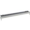 Feeding trough Poultry Herka Rectangle Silver