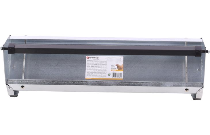 Flamingo Feeding trough Poultry Vrelly Rectangle Grey