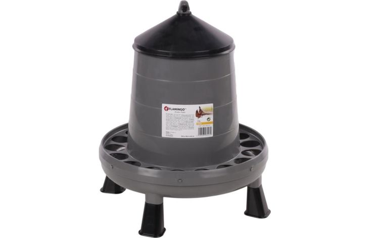 Flamingo Gamelle pour la nourriture Volailles Edna Gris