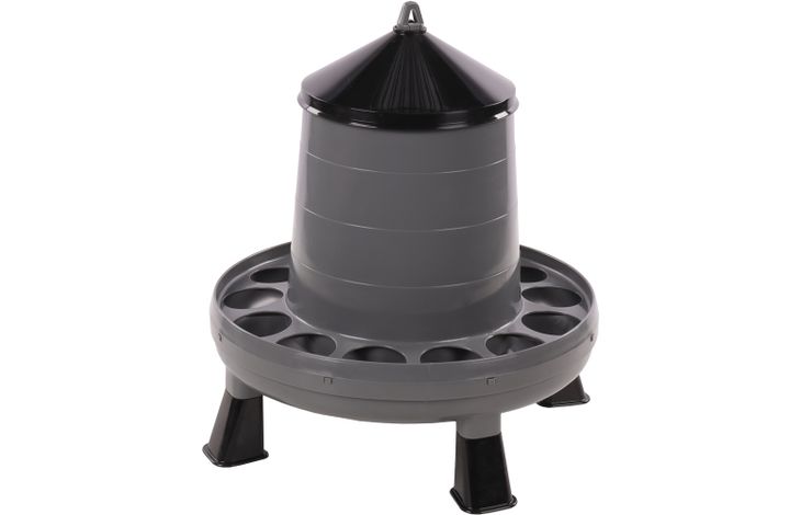 Flamingo Gamelle pour la nourriture Volailles Edna Gris