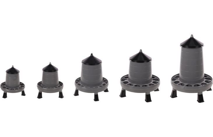 Flamingo Gamelle pour la nourriture Volailles Edna Gris