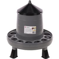 Flamingo Gamelle pour la nourriture Volailles Edna Gris