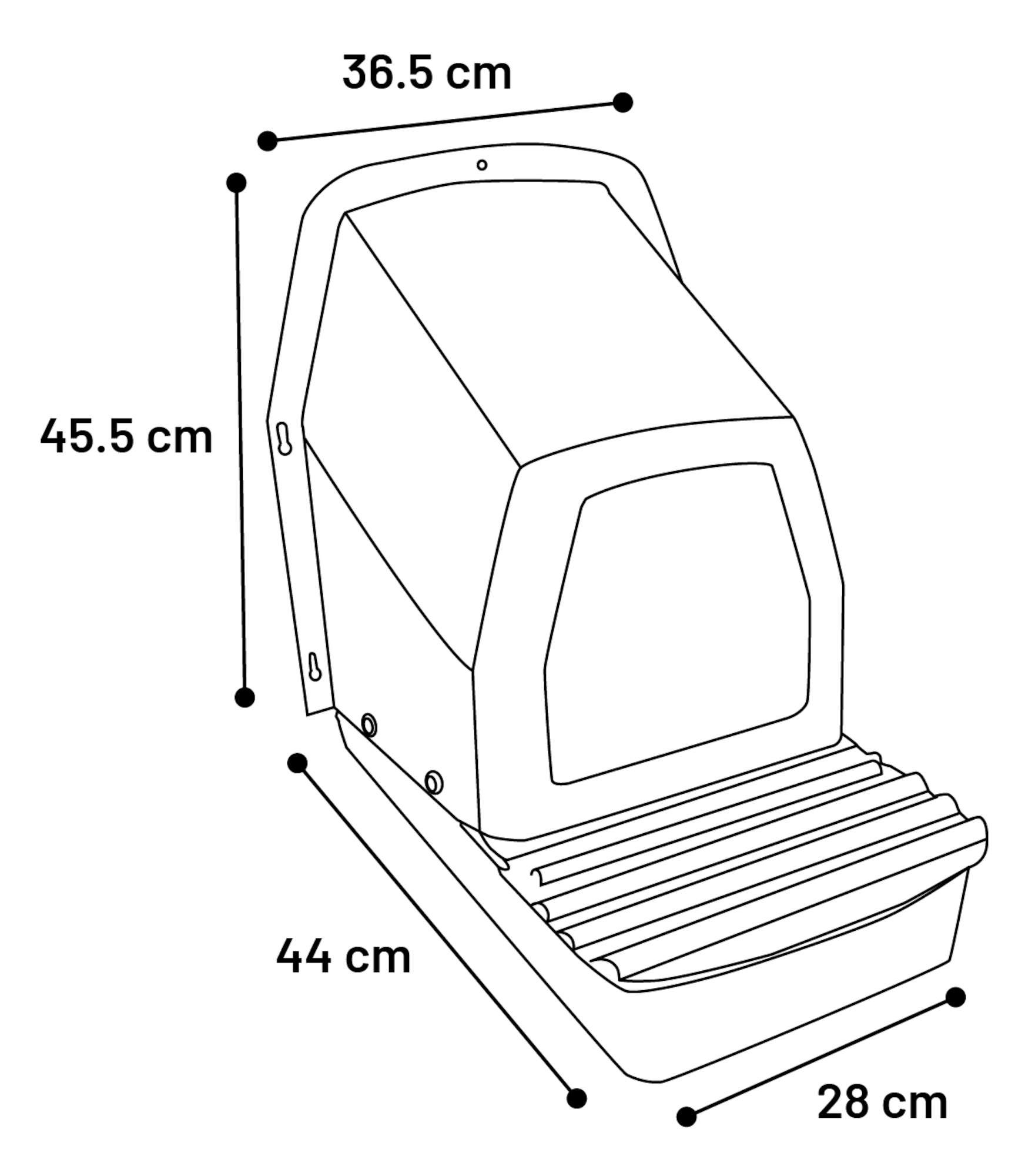 Flamingo Nesting box Lucie Farm animals - Plastic