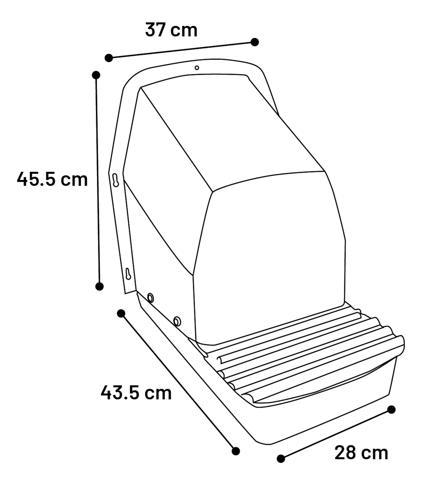 Flamingo Nesting box Lucie Farm animals - Plastic