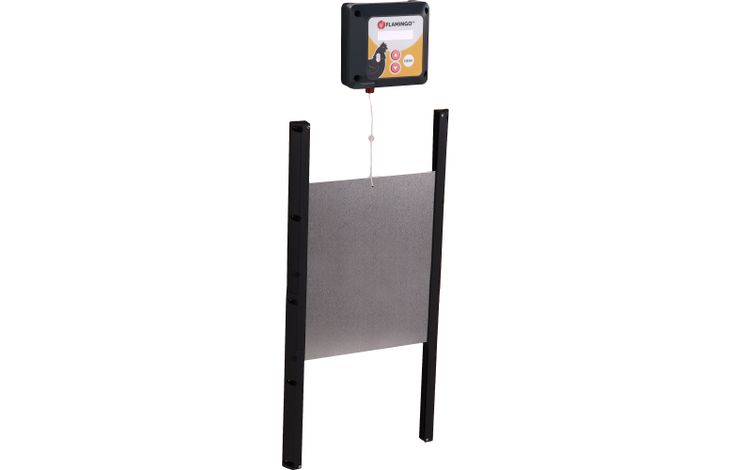 Flamingo Automatic chicken coop door Chicken protect set Grey