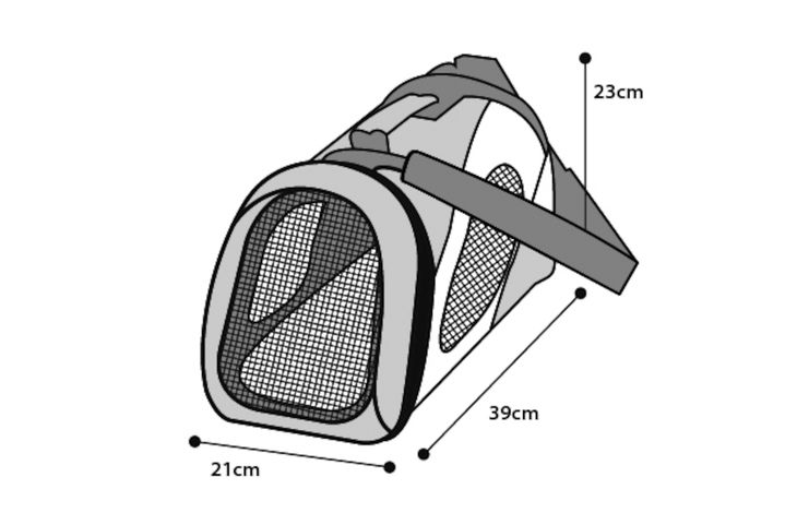 Flamingo Tragetasche Finchley Dunkelgrau