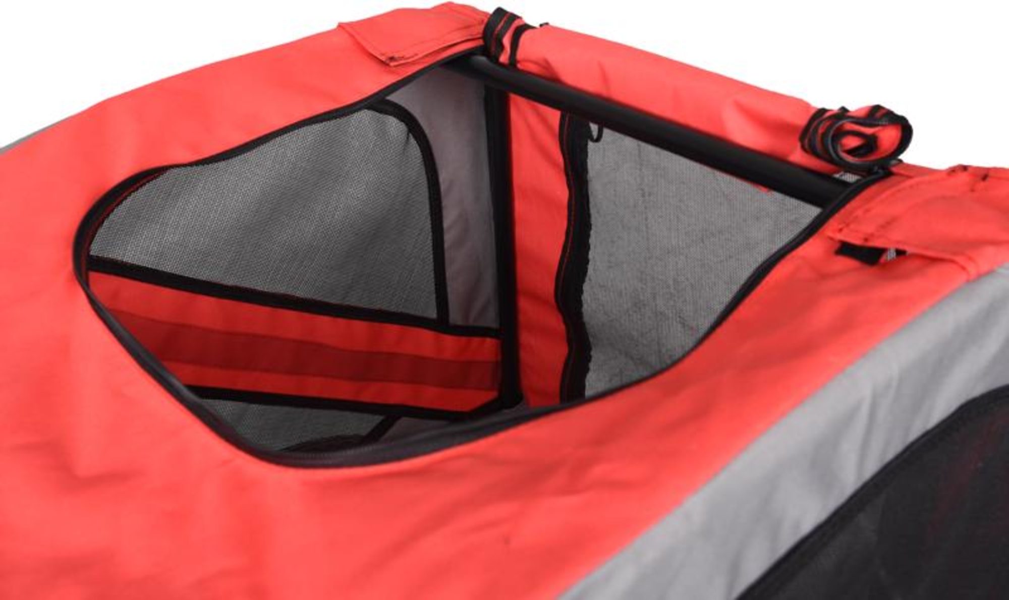 Flamingo Bicycle trailer Juliette Red & Grey