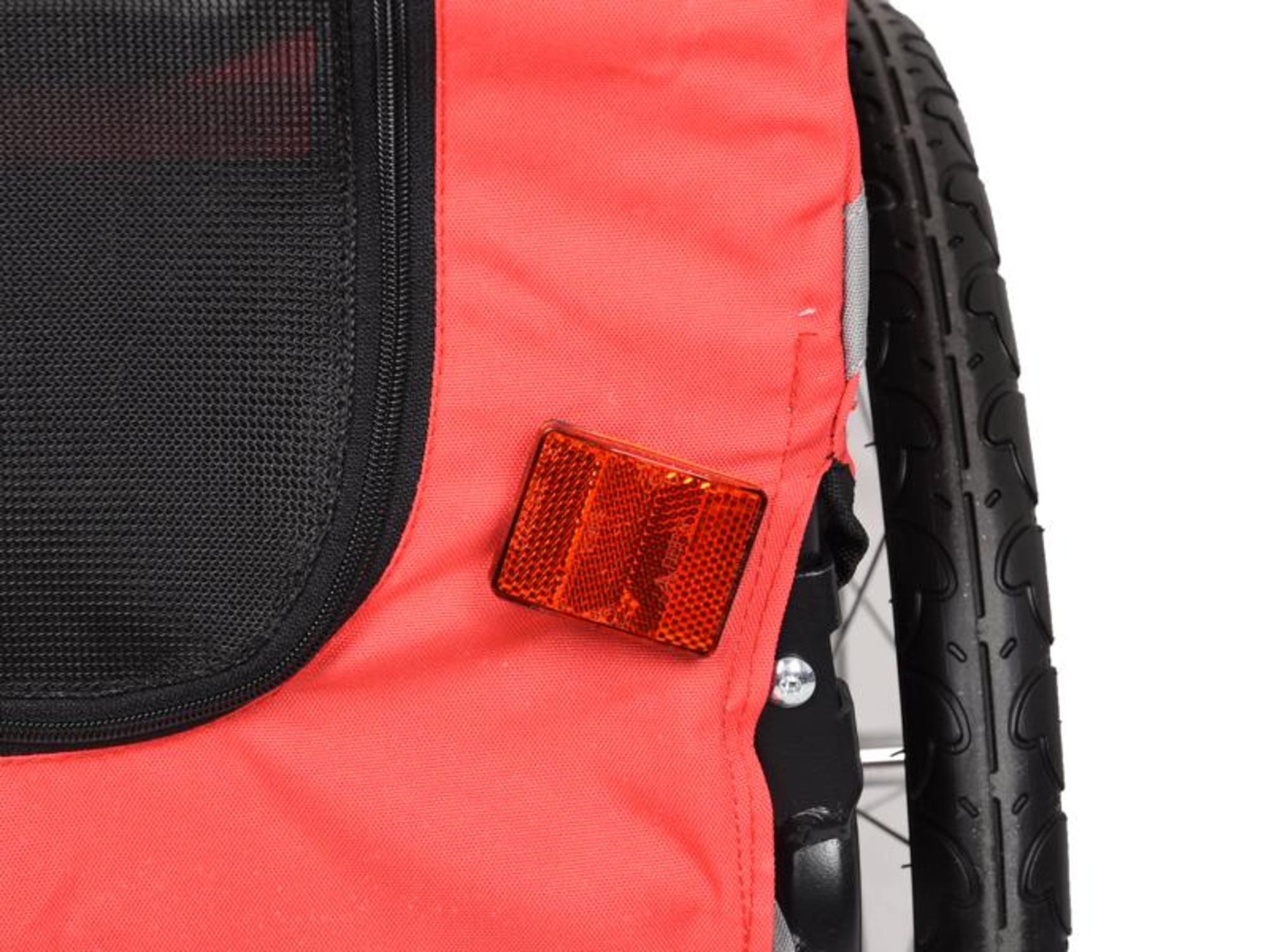 Flamingo Bicycle trailer Juliette Red & Grey